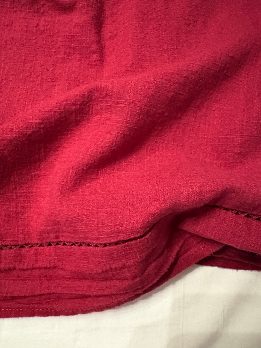 Old Navy Wine Red Sleeveless Babydoll Lagenlook Tank Top SZ XXL 100%Cotton. - Picture 9 of 10
